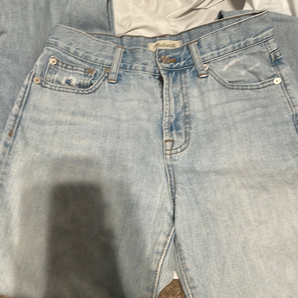 Light wash Madewell jeans